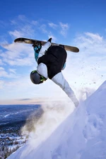 4K超清冬季极限滑雪运动高清桌面壁纸