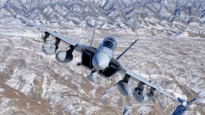 EA-18G电子战机图片桌面壁纸