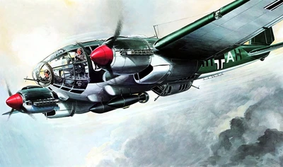 He111中型轰炸机（Heinkel He 111）图片壁纸