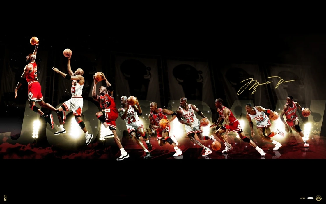 篮球飞人迈克尔·乔丹（Michael Jordan）高清桌面壁纸