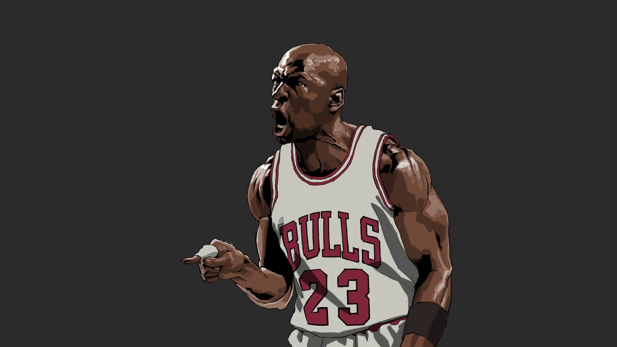 篮球飞人迈克尔·乔丹（Michael Jordan）高清桌面壁纸