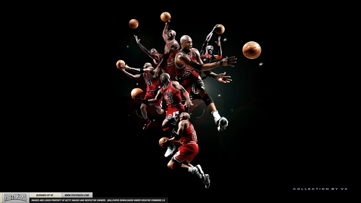 篮球飞人迈克尔·乔丹（Michael Jordan）高清桌面壁纸