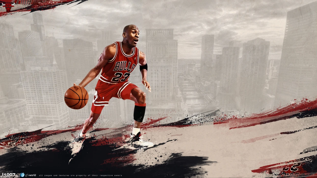 篮球飞人迈克尔·乔丹（Michael Jordan）高清桌面壁纸