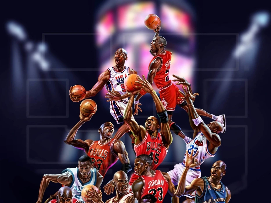 篮球飞人迈克尔·乔丹（Michael Jordan）高清桌面壁纸