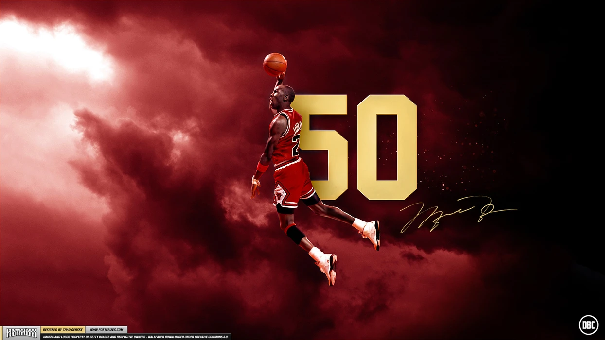篮球飞人迈克尔·乔丹（Michael Jordan）高清桌面壁纸