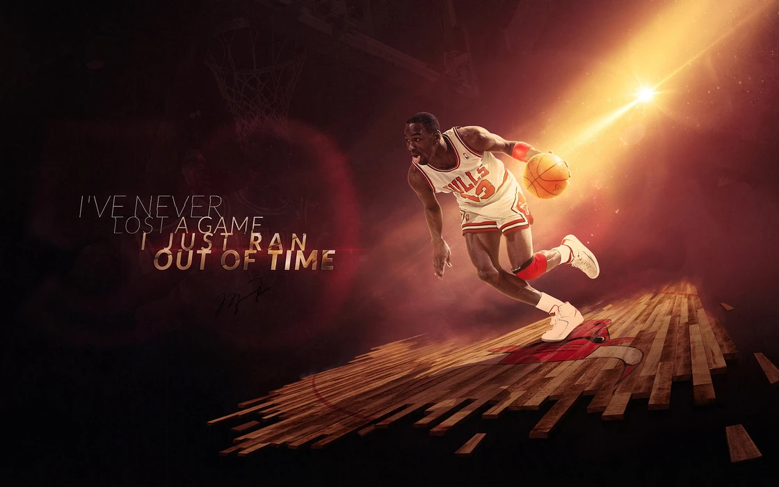 篮球飞人迈克尔·乔丹（Michael Jordan）高清桌面壁纸