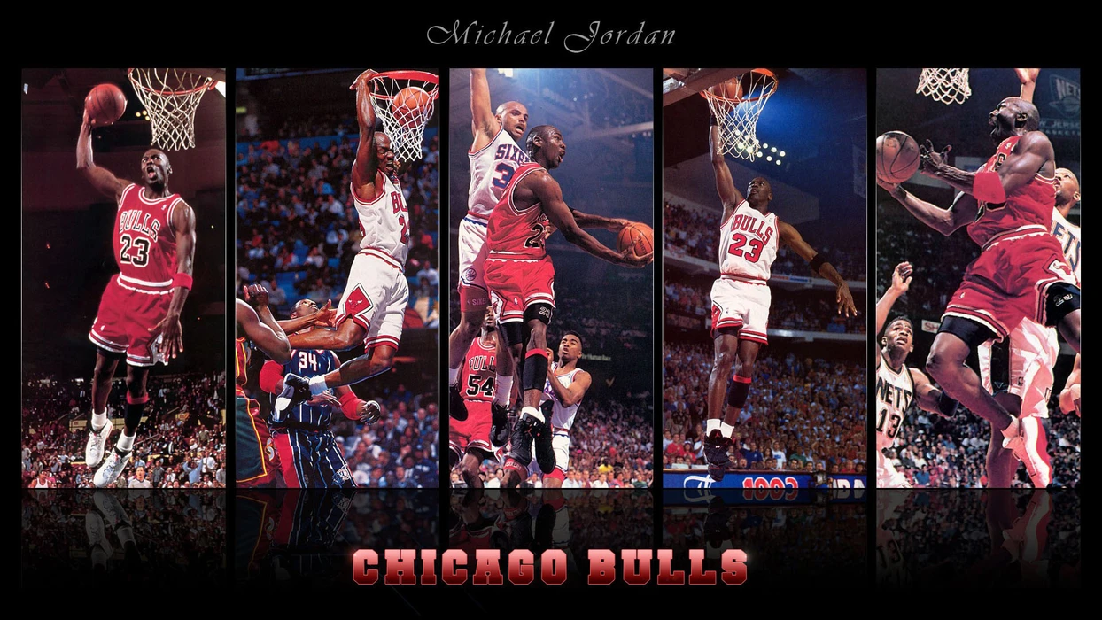 篮球飞人迈克尔·乔丹（Michael Jordan）高清桌面壁纸
