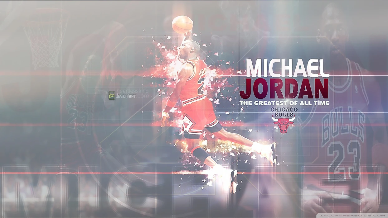 篮球飞人迈克尔·乔丹（Michael Jordan）高清桌面壁纸