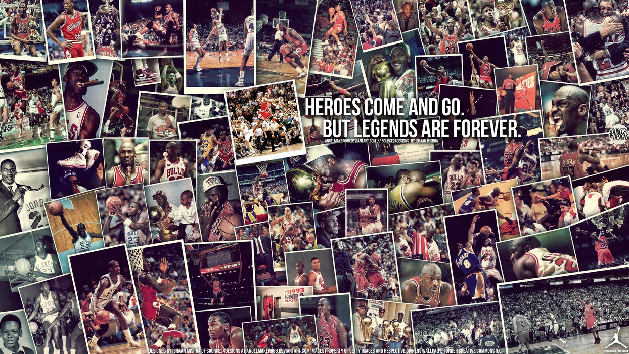 篮球飞人迈克尔·乔丹（Michael Jordan）高清桌面壁纸