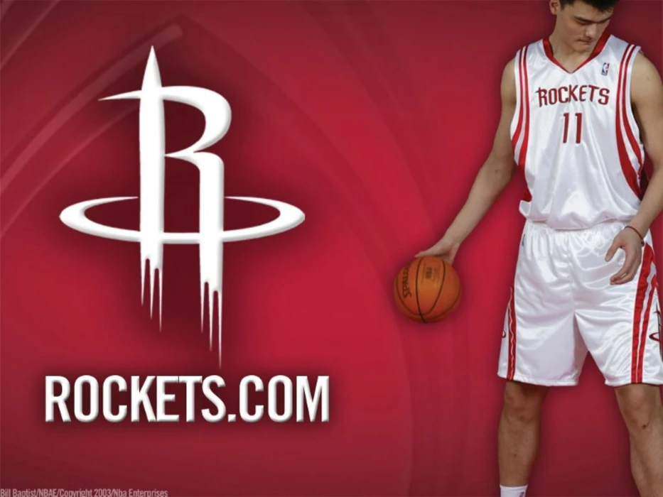 NBA篮球明星姚明高清桌面壁纸
