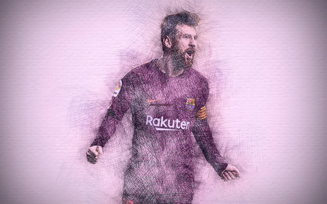 里奥·梅西(Lionel Messi)高清桌面壁纸