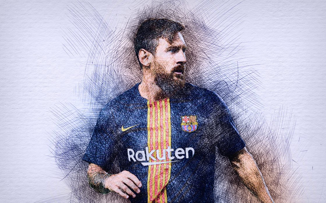 里奥·梅西(Lionel Messi)高清桌面壁纸