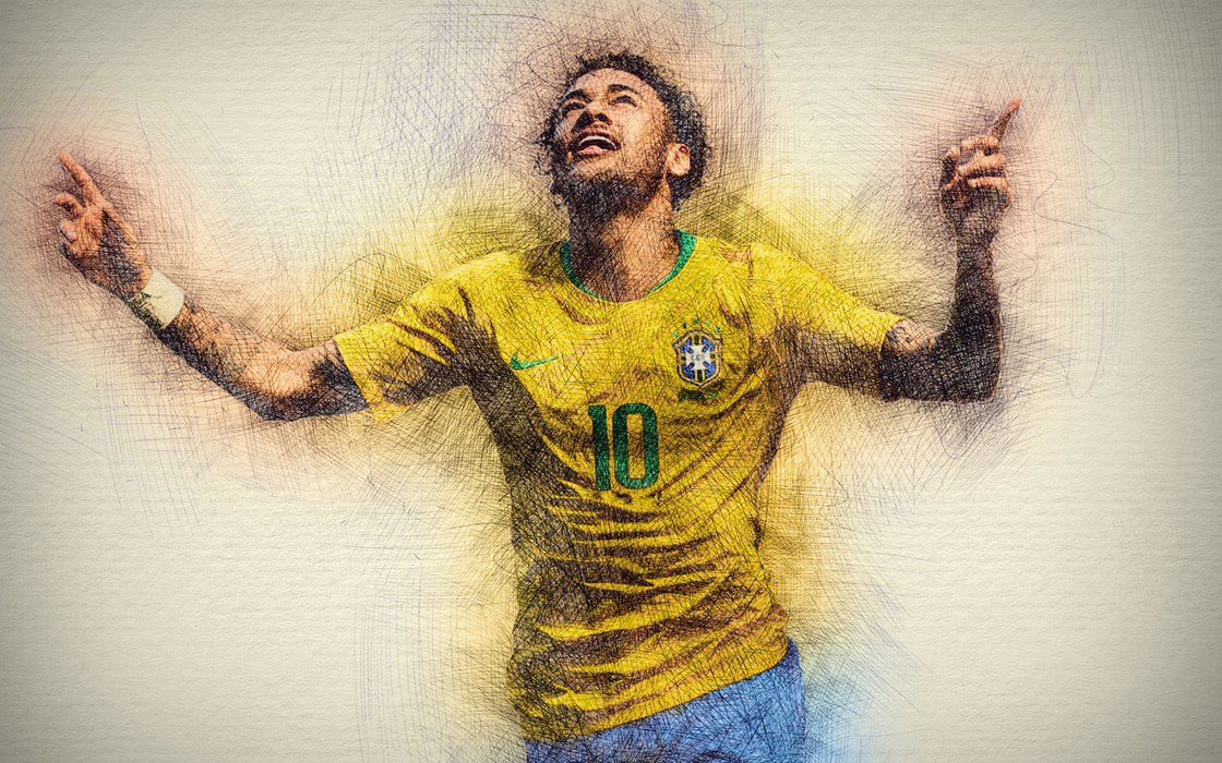 内马尔·达席尔瓦（Neymar da Silva Santos Júnior）高清桌面壁纸