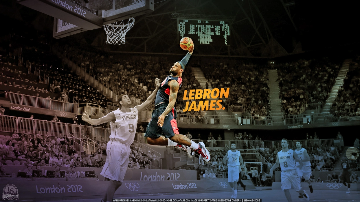 勒布朗·詹姆斯（LeBron James）高清桌面壁纸
