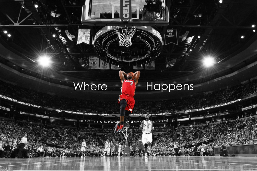 勒布朗·詹姆斯（LeBron James）高清桌面壁纸