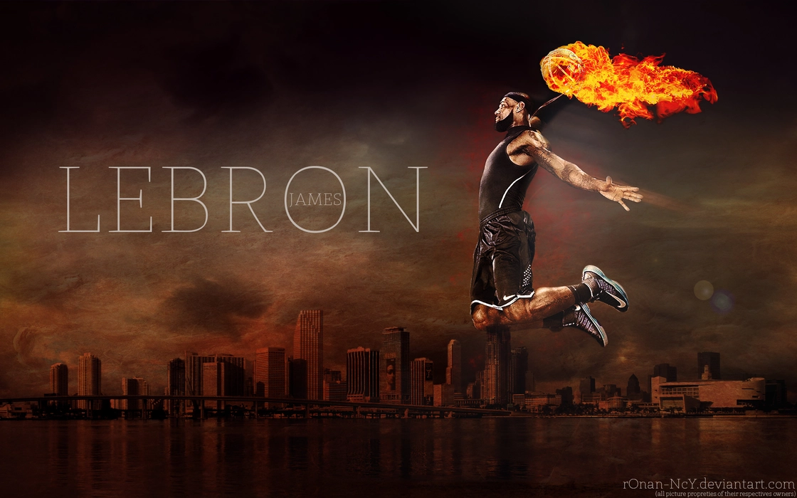 勒布朗·詹姆斯（LeBron James）高清桌面壁纸