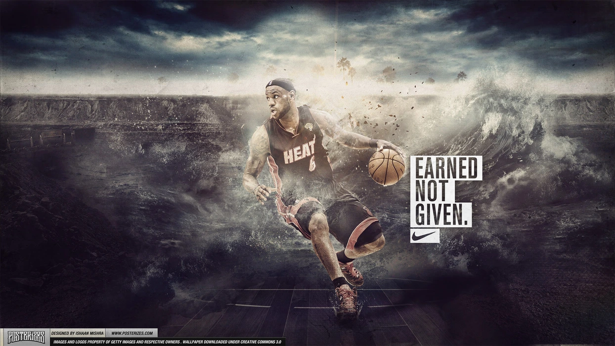 勒布朗·詹姆斯（LeBron James）高清桌面壁纸