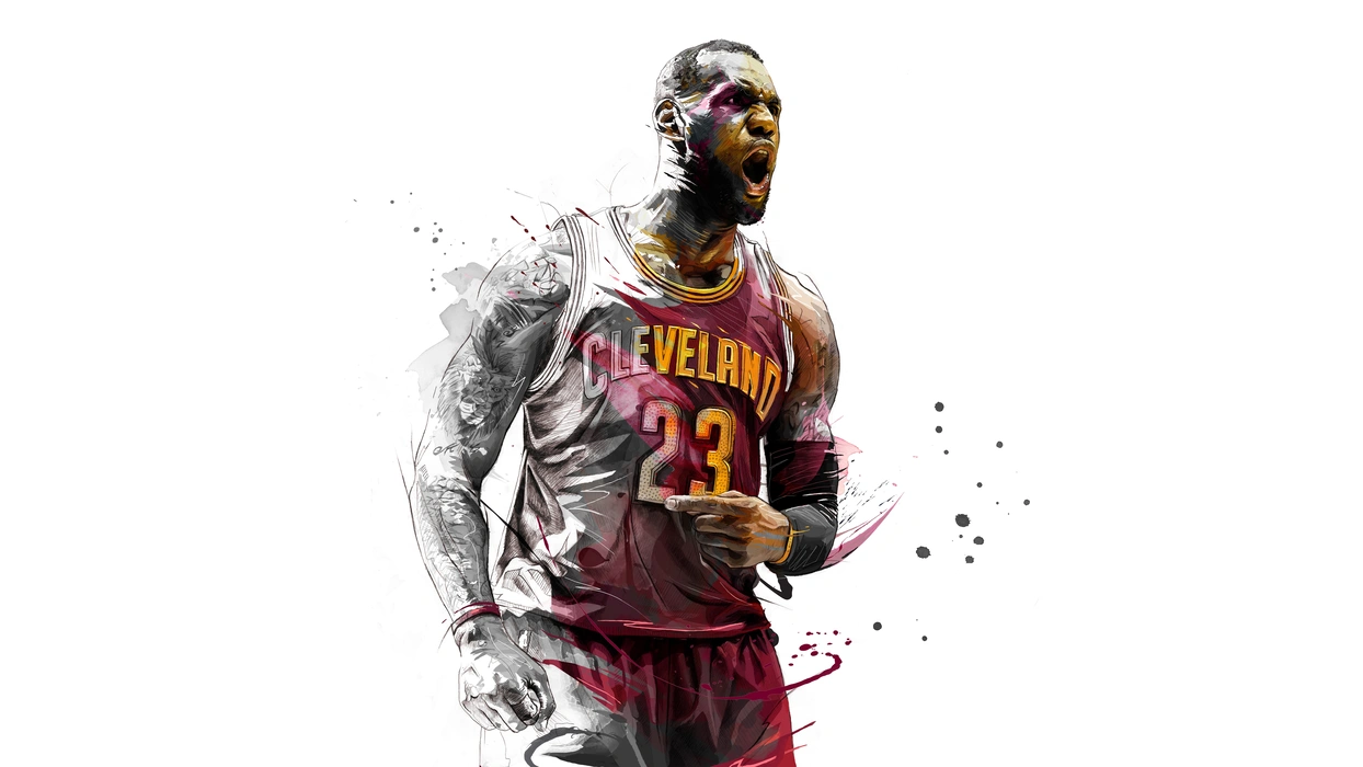 勒布朗·詹姆斯（LeBron James）高清桌面壁纸