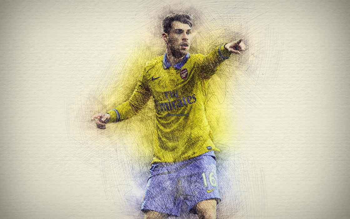 亚伦拉姆齐（Aaron Ramsey）高清桌面壁纸