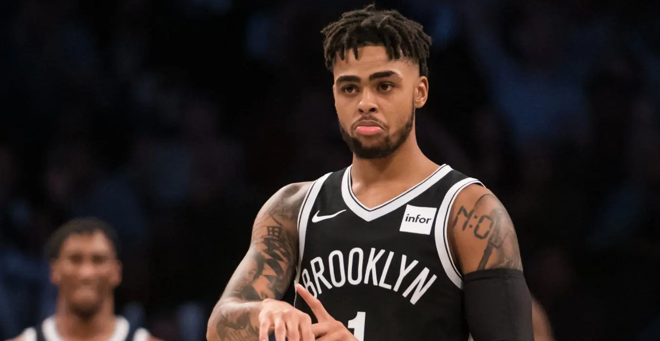 NBA名将德安吉洛·拉塞尔（D Angelo Russell）高清桌面壁纸
