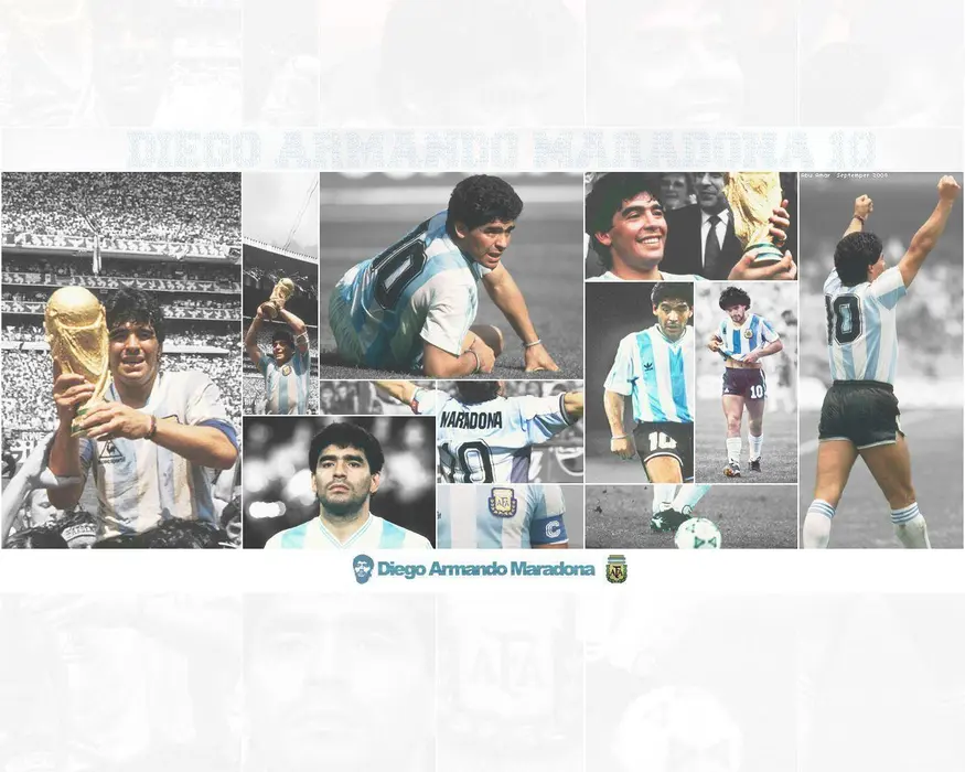 迭戈·马拉多纳（Diego Armando Maradona）高清桌面壁纸