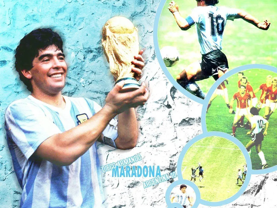 迭戈·马拉多纳（Diego Armando Maradona）高清桌面壁纸
