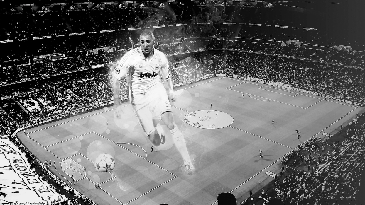 卡里姆·本泽马（Karim Benzema）高清图片桌面壁纸