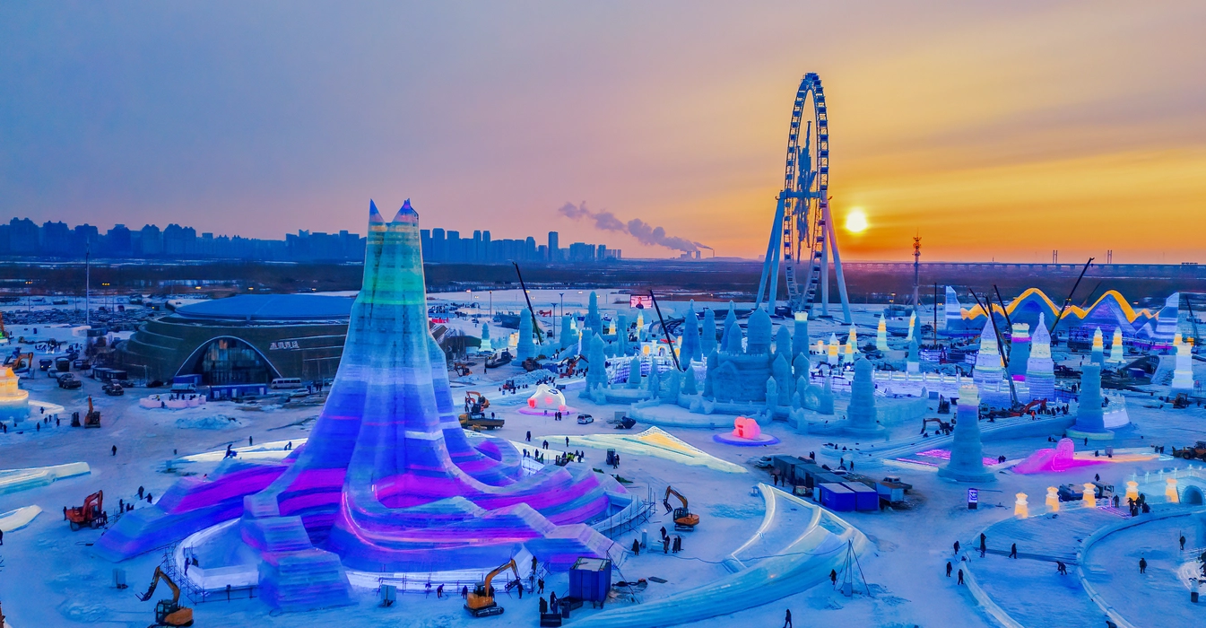 哈尔滨童话冰雪世界图片桌面壁纸