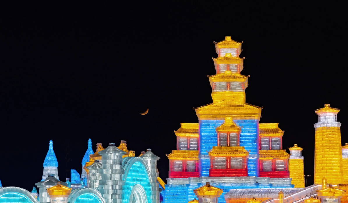 哈尔滨童话冰雪世界图片桌面壁纸