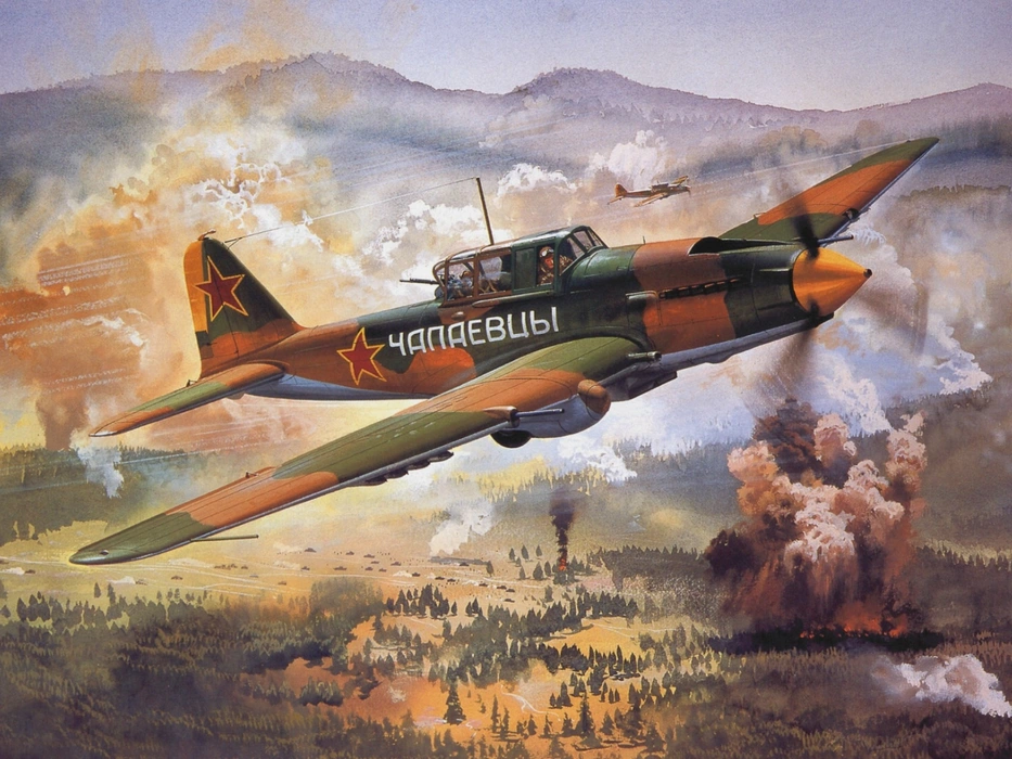 伊尔-2攻击机(Ilyushin Il-2)图片桌面壁纸