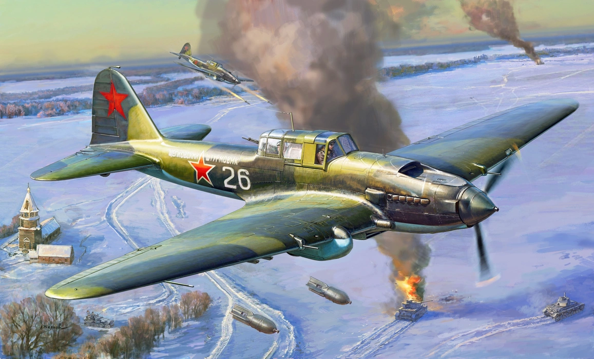 伊尔-2攻击机(Ilyushin Il-2)图片桌面壁纸