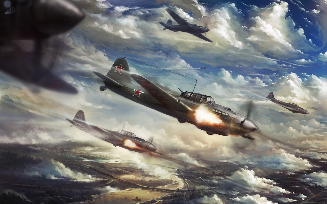 伊尔-2攻击机(Ilyushin Il-2)图片桌面壁纸