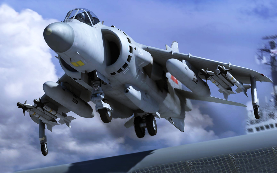 鹞式战斗机（Harrier Jump Jet）桌面壁纸