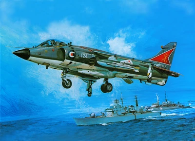 鹞式战斗机（Harrier Jump Jet）桌面壁纸