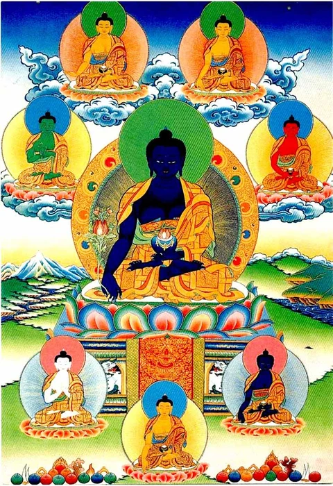 药师琉璃光如来佛像大全赏析