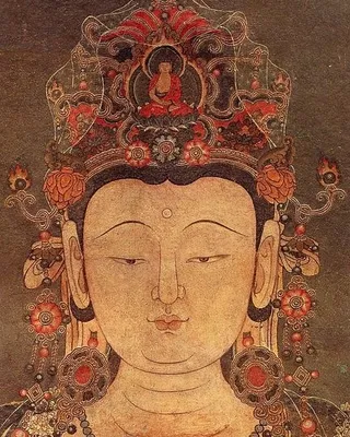 精美水月观音像高清赏析图片