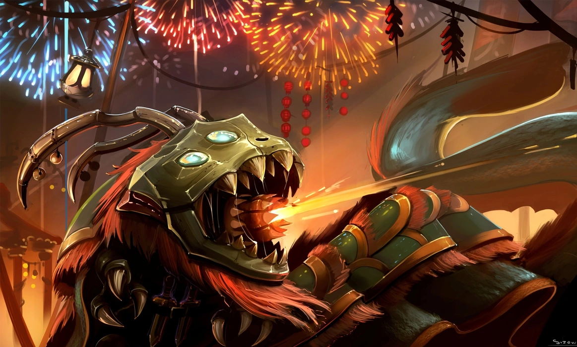 LOL英雄联盟克格莫-Kog'Maw桌面壁纸