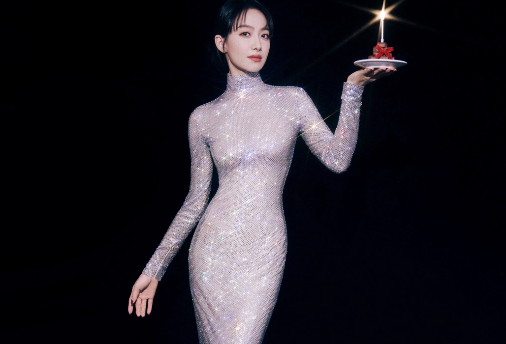 宋茜性感亮片裙生日写真图片壁纸