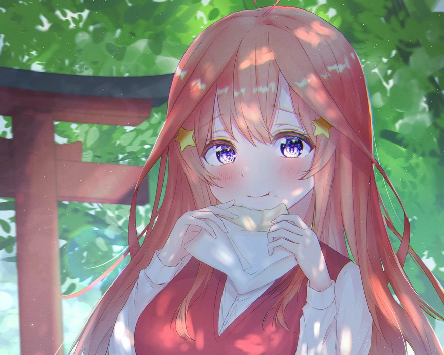 《五等分的新娘》中野五月 Nakano Itsuki 桌面壁纸