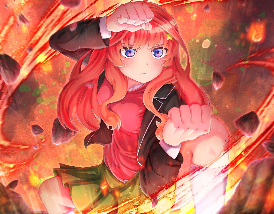 《五等分的新娘》中野五月 Nakano Itsuki 桌面壁纸