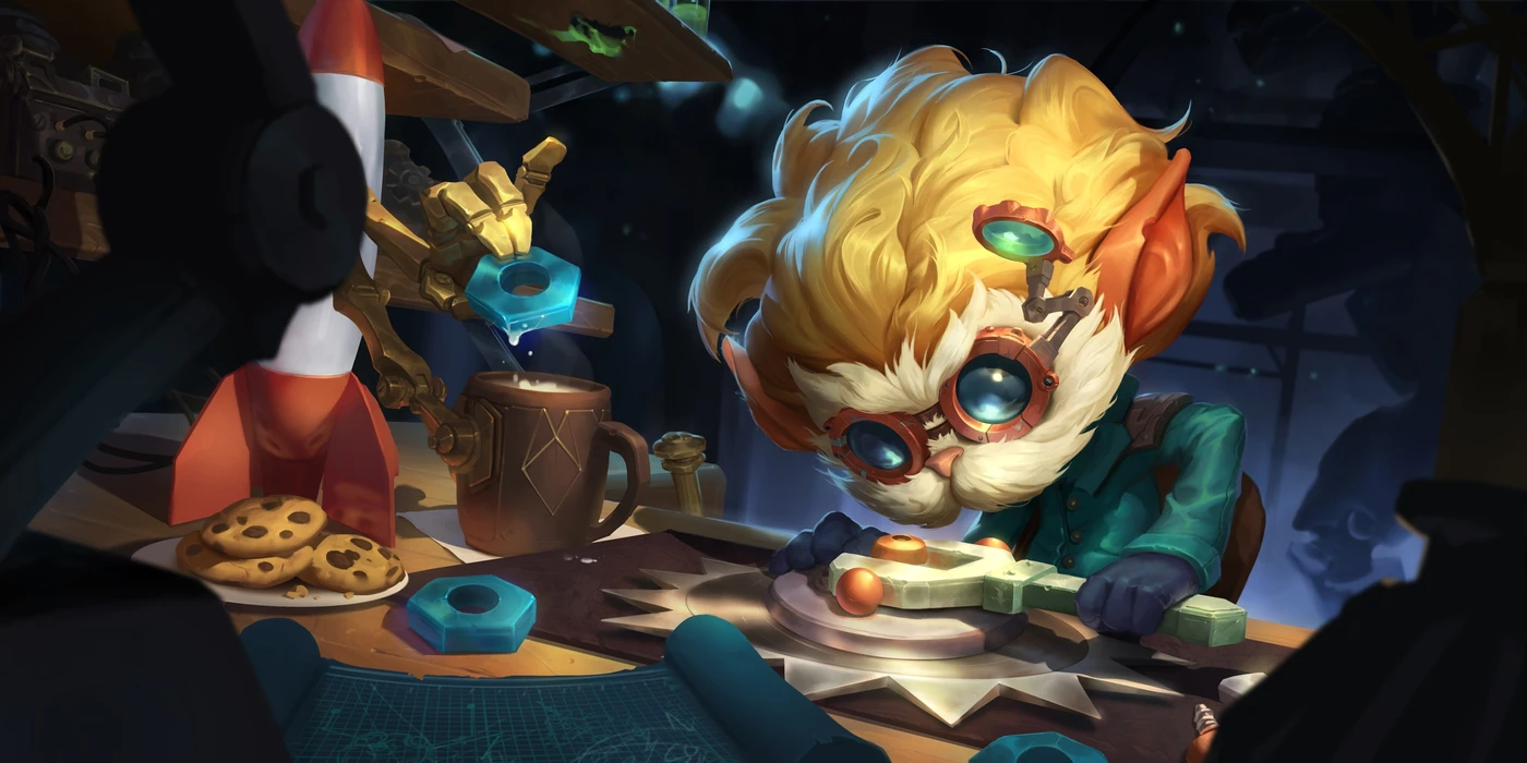 LOL英雄联盟黑默丁格-Heimerdinger桌面壁纸