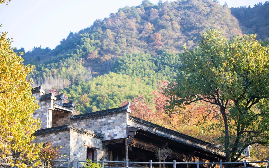 秋季的安徽塔川村图片旅游风景桌面