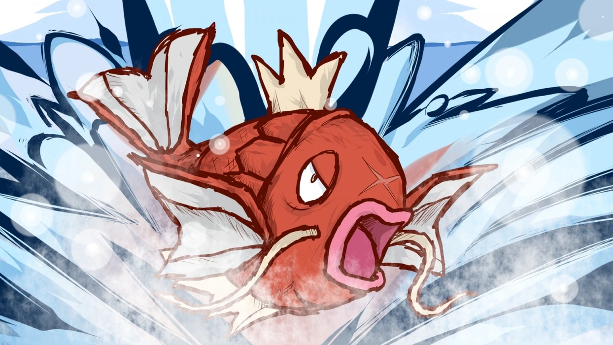 《神奇宝贝》鲤鱼王 Magikarp 图片桌面壁纸