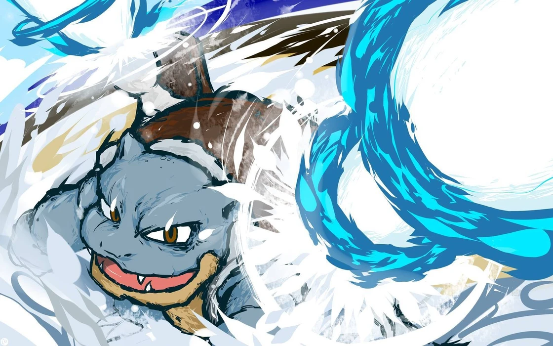 《神奇宝贝》水箭龟 Blastoise 图片桌面壁纸