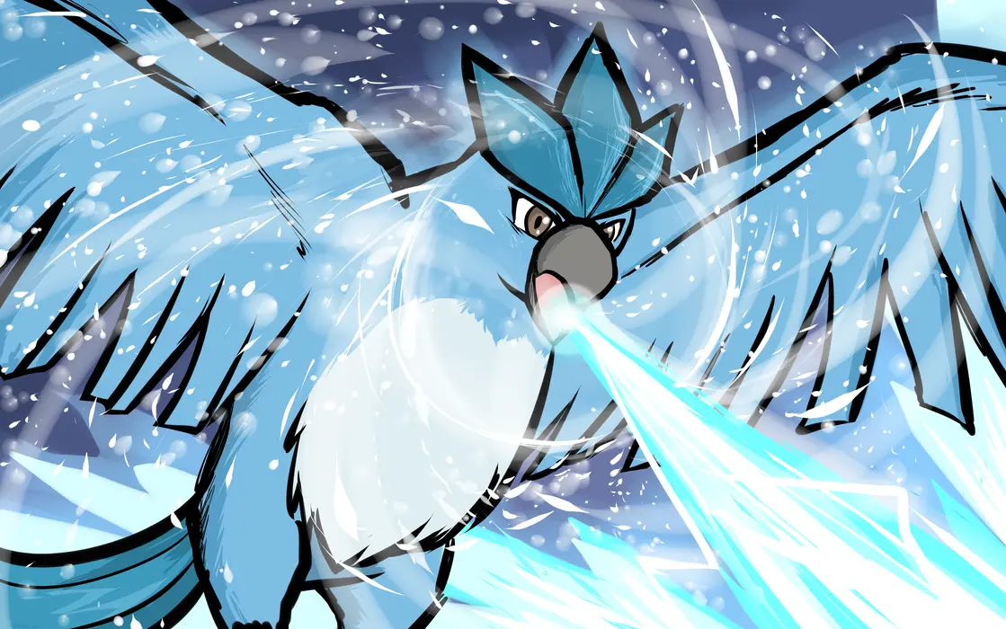 《神奇宝贝》急冻鸟 Articuno 图片桌面壁纸