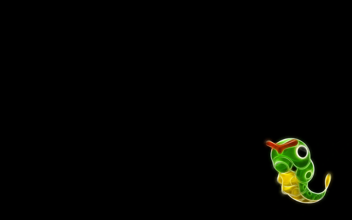 《神奇宝贝》绿毛虫 Caterpie 图片桌面壁纸