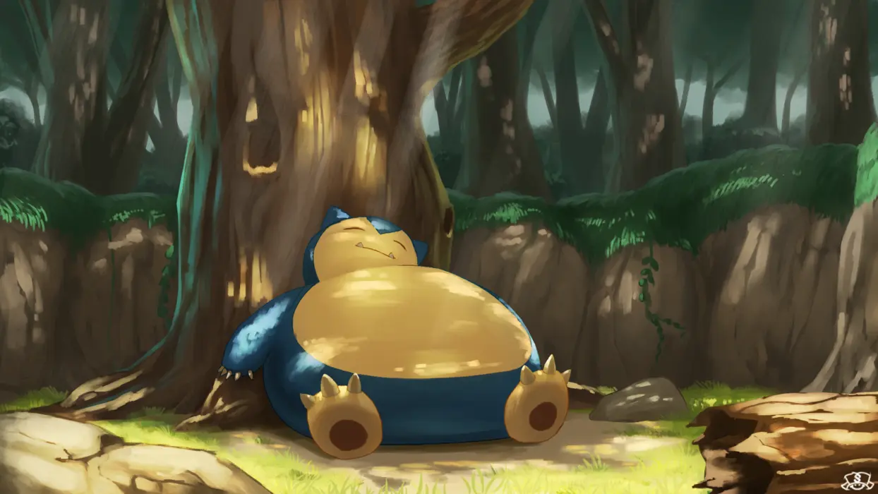 《神奇宝贝》卡比兽 Snorlax 图片桌面壁纸