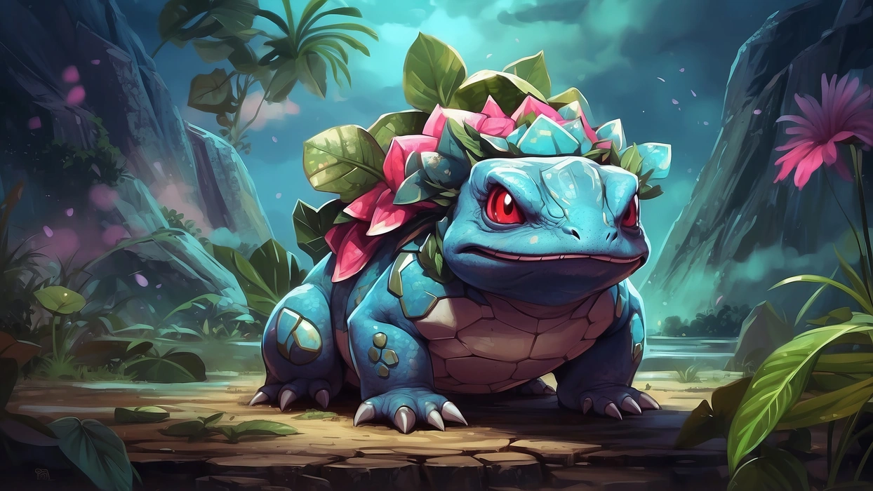 《神奇宝贝》妙蛙花 Venusaur 图片桌面壁纸