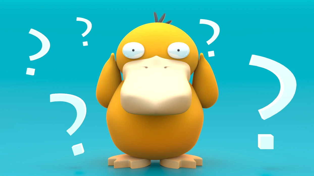 《神奇宝贝》可达鸭 Psyduck 图片桌面壁纸