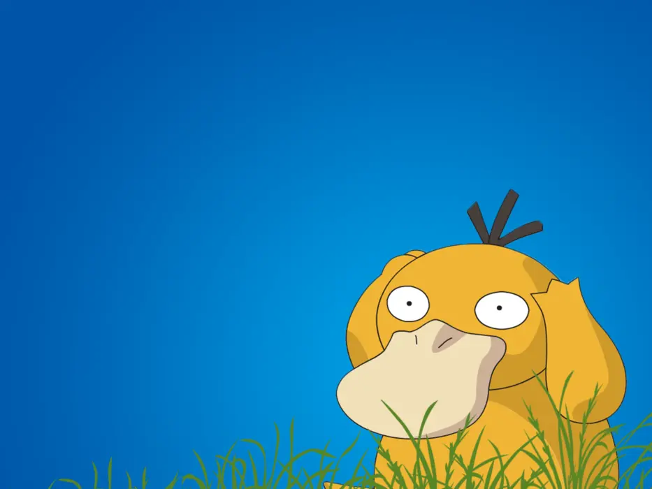 《神奇宝贝》可达鸭 Psyduck 图片桌面壁纸